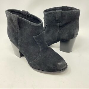 Splendid Black Suede Ankle Boot Lakota 9